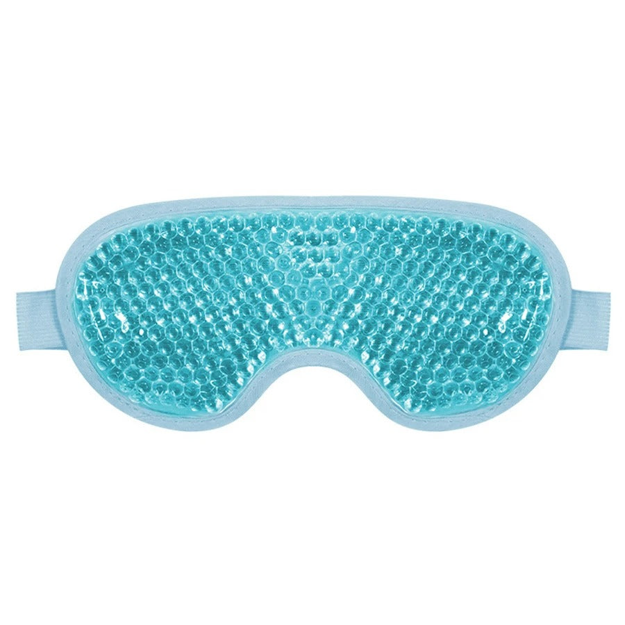 🧊 Gel Cooling Ice Face & Eye Mask – Hot & Cold Compress Pack with Gel Beads for Puffy Eyes, Headache, Sleep & Facial Spa Relaxation