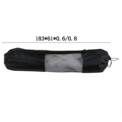 Breathable Mesh Yoga Mat Bag with Adjustable Strap – Lightweight Pilates & Fitness Mat Carrier