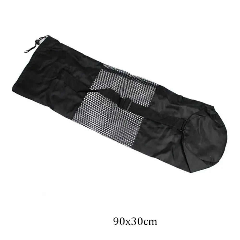 Breathable Mesh Yoga Mat Bag with Adjustable Strap – Lightweight Sports Mat Carrier for Yoga, Pilates & Gym
